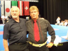 Karate Legende Gilbert Gruss 9.Dan Karate (DKV) & Heinz J. Reimers beim "Karate Gala Event Ravensburg"